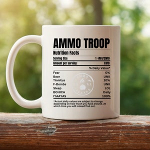 USAF AMMO Coffee Mug, IYAAYAS Coffee Mug, Ammo Troop, Air Force Veteran, Pisspot, Ammo Coin, Military Veteran, Retired Ammo