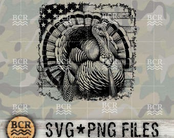 Wild Turkey SVG, Gobbler Turkey SVG, Turkey Hunting Digital Download, Wild Turkey Clipart, Turkey Hunting Clipart, Hunting SVG