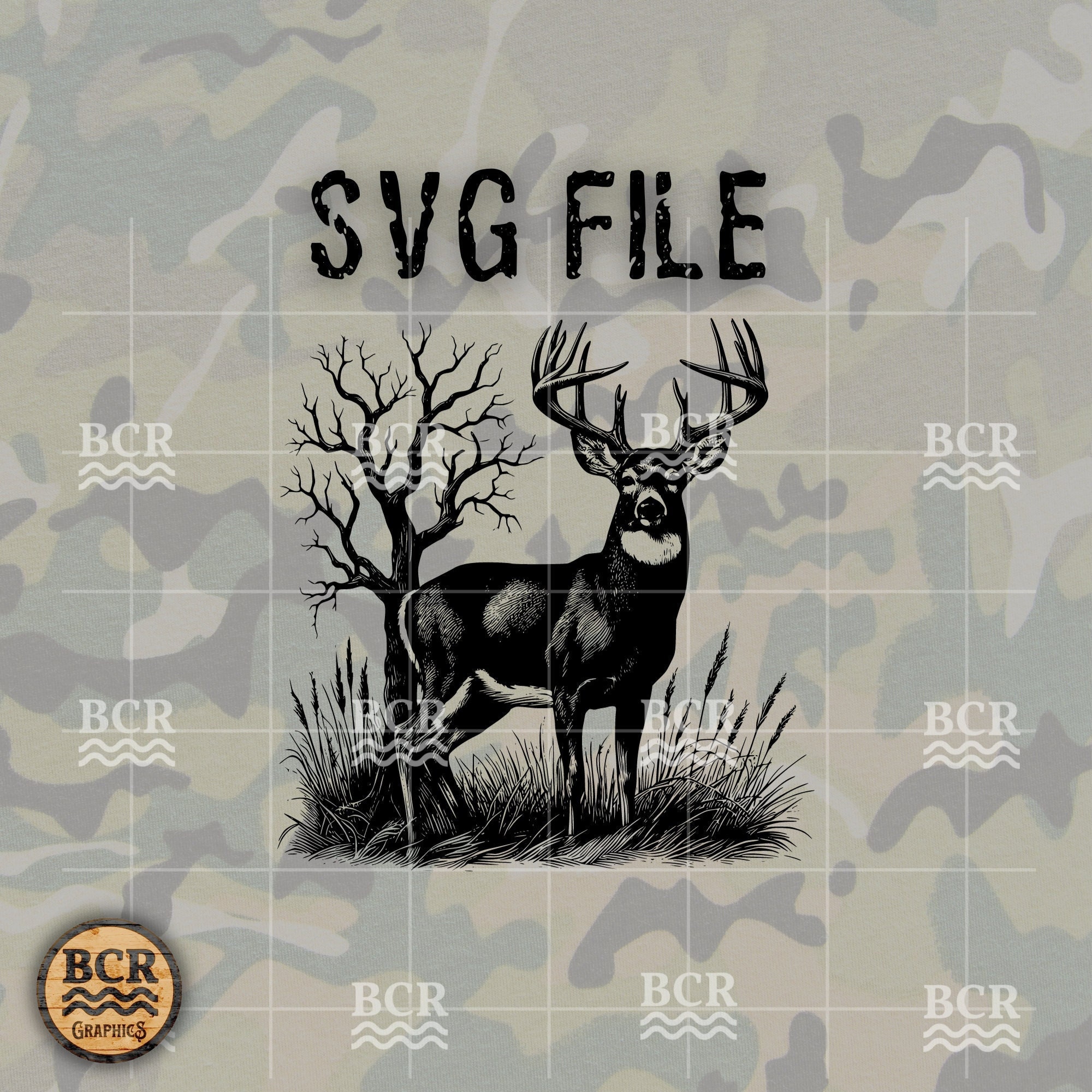 Big Buck SVG Whitetail Deer SVG Big Buck Digital Download - Etsy Canada