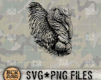 Tacchino selvatico SVG, Tacchino Gobbler SVG, Download digitale di caccia al tacchino, Clipart di tacchino selvatico, Clipart di caccia al tacchino, Caccia SVG