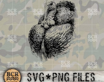 Tacchino selvatico SVG, Tacchino Gobbler SVG, Download digitale di caccia al tacchino, Clipart di tacchino selvatico, Clipart di caccia al tacchino, Caccia SVG