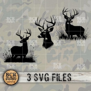 Big Bucks SVG, Whitetail Deer SVG, Big Buck Digital Download, Deer Hunting, Hunting SVG, Whitetail Buck, Deer Season, Hunting Design