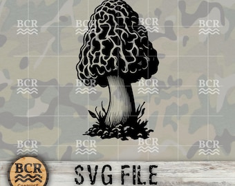 Morel Mushroom SVG, Morel SVG, Morel Mushroom Digital Download, Morel Clipart, Mushroom Clipart, Mushroom SVG, Morels Download, Cottagecore