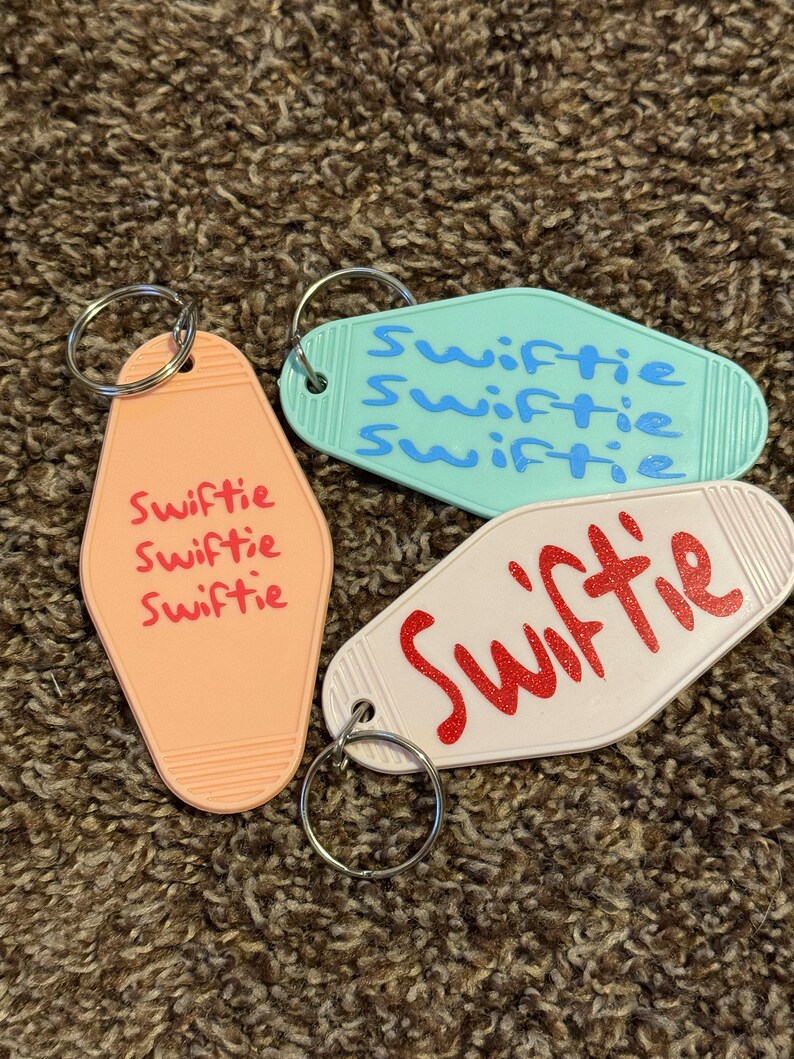 Swiftie Keychain Taylor Swift Keychain Motel Keychain Swiftie Gift