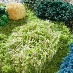 DIY Moss Rug Making Kit | Latch Hook Moss Mat Kit | DIY Kit | Yarn ...