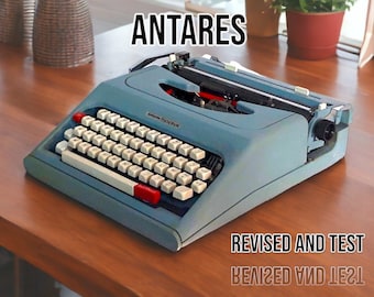 Vintage ANTARES MINERVA Typewriter - Typewriter in perfect working order - Professionally serviced - Gift On Sale