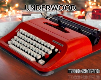 Vintage UNDERWOOD 319 Typewriter - Professionalmente revisionata - Gift On Sale