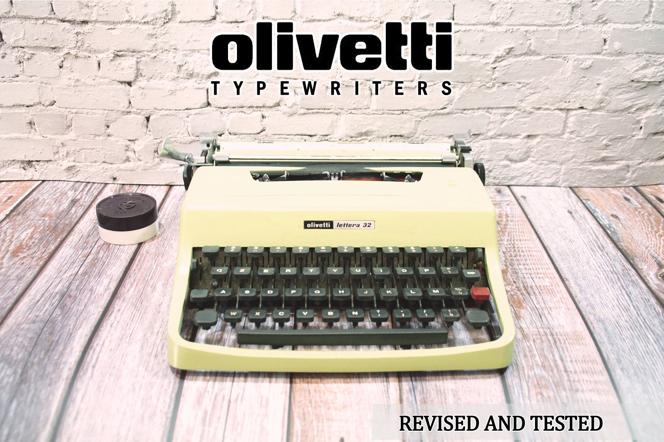 OLIVETTI LETTERA 32 - 完璧な動作状態のヴィンテージタイプ