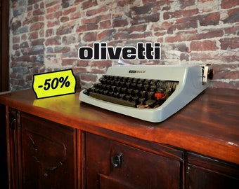 vintage OLIVETTI LETTER 32 - Machine à écrire vintage en parfait état de fonctionnement - Professionnellement entretenu - Cadeau en vente