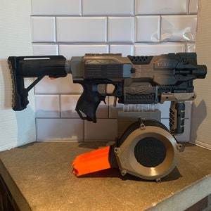 Custom Modified Nerf Stryfe Blaster (Desert Striker)