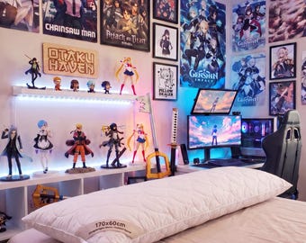 2 Stück! 170 x 60cm Dakimakura, Umarmungskissen, Seitenschläferkissen