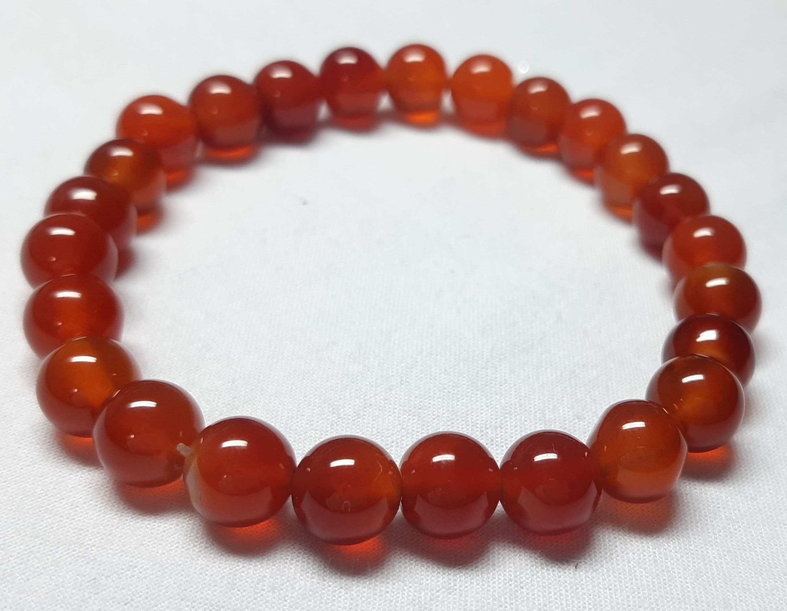 Carnelian Bracelet 8mm beaded bracelet round bead bracelet Etsy