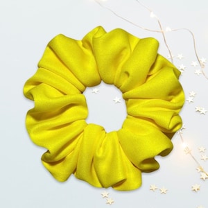 SUNFLOWER -  Yellow Lightweight Scrunchies - Hair Ties - Hair Accessory