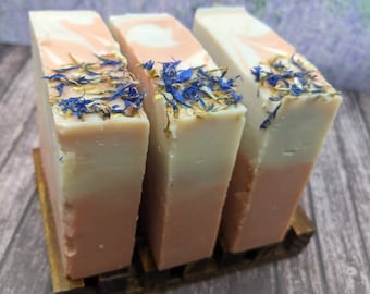 Wildflower all natural handmade cold process soap
