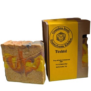Firebird - Magical Mythical Creature Themed 100% All Natural Handmade Cold Process Soap