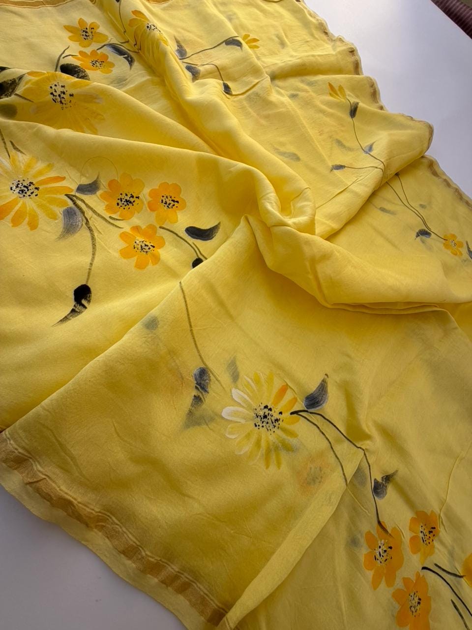 Hand Block Printed Chanderi Cotton Silk Dupatta, Indian Ethnic Scarf, Lightweight Summer Stole, Traditional Wrap