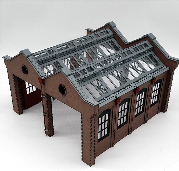 O Gauge Engine Shed - Etsy