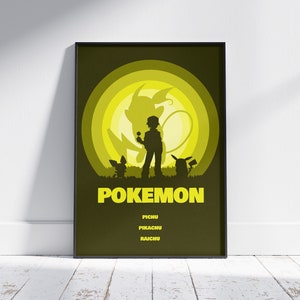 Pokemon Type Chart Illustration Pokemon Poster Pokemon -  UK