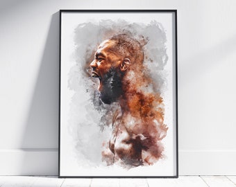 Jon Jones Poster, Jon Bones Jones Druck, MMA Poster, Mixed Martial Arts Drucke, Man Cave Art