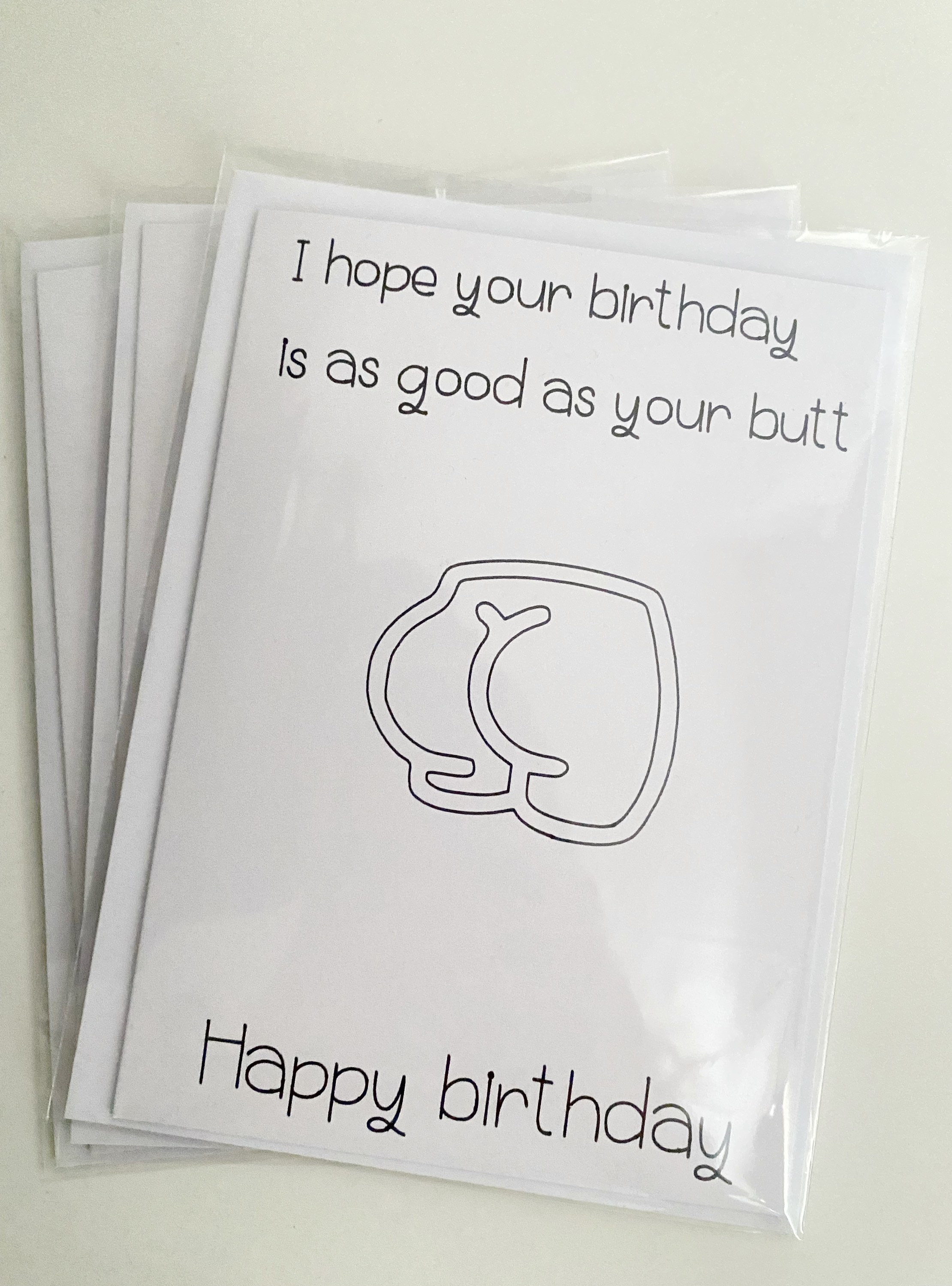 Funny birthday card. I hope your birthday is as good as your Etsy