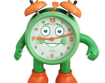 ★キンツレ、ドイツクロック、Germanyメカニカル未チェック。 Vintage Zentra Ticki Tack Alarm Clock: 1980s Jerger Nursery Decor