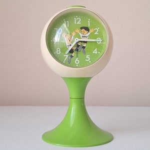 Vintage Blessing Space Age Alarm Clock - 1980s Mechanical Clock - Made in Germany