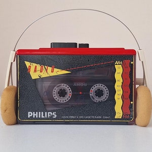 Vintage Rare Philips Walkman, Cassette Player, Rare Philips Cassette Player, Philips Walkman, Philips, Retro Cassette Player, Philips D6648