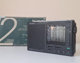 Vintage Sony ICF-7601 12 Band Worldwide Receiver: Fully Working - Etsy