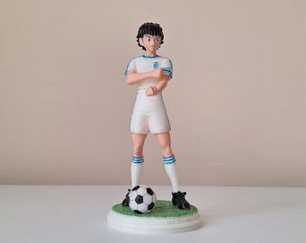 Vintage peint à la main Captain Tsubasa, Captain Tsubasa, Tsubasa, capitaine, personnage de football, Ofis Fecor, collection, chambre d'enfants, cadeau