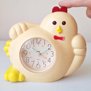 Vintage Rare Original Chicken Clock, Chicken Clock, Rooster Clock, Chick Clock, Alarm Clock, Table Clock, Vintage Clock, Gift, Home Decor