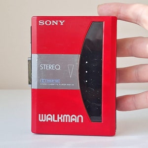 ビンテージ ソニー ウォークマン WM-34 カセットプレーヤー - 希少な
