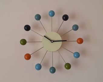 Retro Wall Clock, Wall Electronic Clock, Space Age Clock, Space Age, Retro Clock, Ofis Decor, Home Decor, Wall, Gifts, Gift, Clock