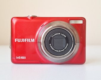 FUJIFILM Finepix JX400 Red in Box With 4GB Sdhc Card From Japan