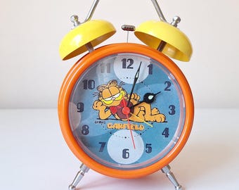 Rare 1980s Vintage Garfield Alarm Clock: Fully Working - Etsy