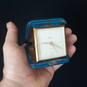 Antique Swiza Alarm Clock: Swiss Made Mechanical Clock