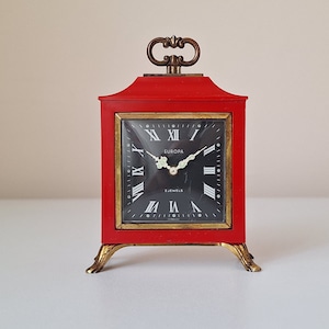Vintage Europa Alarm Clock: 1980s Mechanical Retro Clock