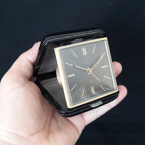 Antique Swiza 8 Alarm Clock - Swiss Made, 1960s