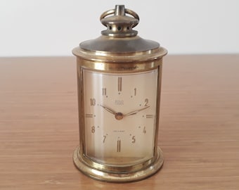 Rare Solo 8-Day Mechanical Alarm Clock - 1950s French Table Clock