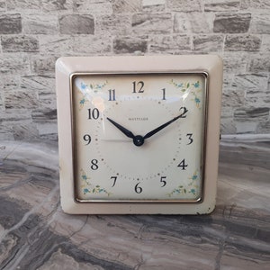 1950s Westclox Alarm Clock: Vintage Home Office Decor