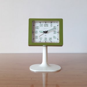 Peter Clock, Antique Clock, Peter Mechanical Clock, Vintage Peter Clock, Space Age Clock, Antique Peter Clock, Alarm Clock, Retro Clock