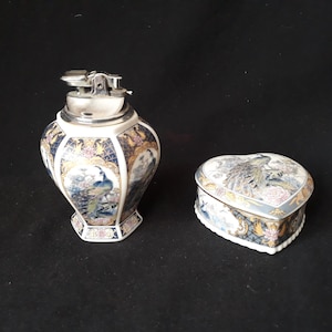 Isqueiro de mesa de porcelana antiga, isqueiro antigo, isqueiro de mesa, modelo colecionável, isqueiro vintage, isqueiro, isqueiro de mesa, isqueiro raro