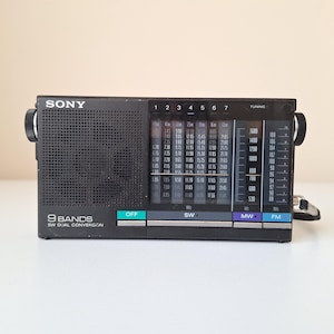 Lebber Vintage® - Sony World Receiver ICF-SW40, Worldband Receiver