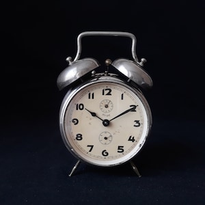 1940s Kienzle Mechanical Alarm Clock - Working Antique Made in Germany