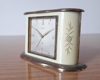 Antique Oris Alarm Clock: Swiss Made Table Decor