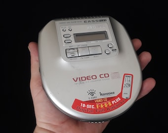 Vintage Sony D-SJ15 CD Player: Yellow Sports Discman G-protection