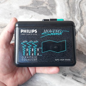 Vintage Rare Philips Walkman Cassette Player, Rare Philips Cassette Player, Philips Walkman, Philips, Retro Cassette Player, Philips AQ 6591