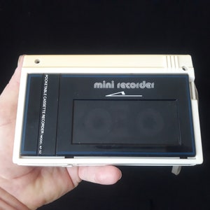 Vintage Recorder Walkman Kassettenspieler, Rekorder Kassettenspieler, Mini Recorder, Sony Walkman, Kassettenspieler, Mini Recorder WM AF 52