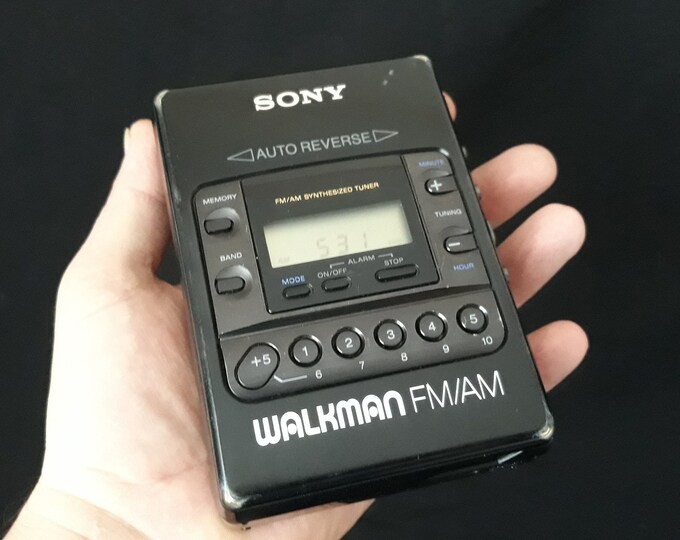 Vintage Sony Walkman Cassette Player Rare Sony Cassette Etsy