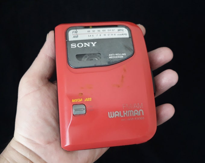 Vintage Sony Walkman Cassette Player, Rare Sony Cassette Player