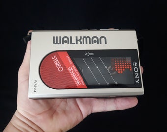 Vintage Rare Sony Walkman Cassette Player, Rare Sony Cassette Player, Collectible Model, Sony, Sony Walkman, Sony Cassette Player, WM 24